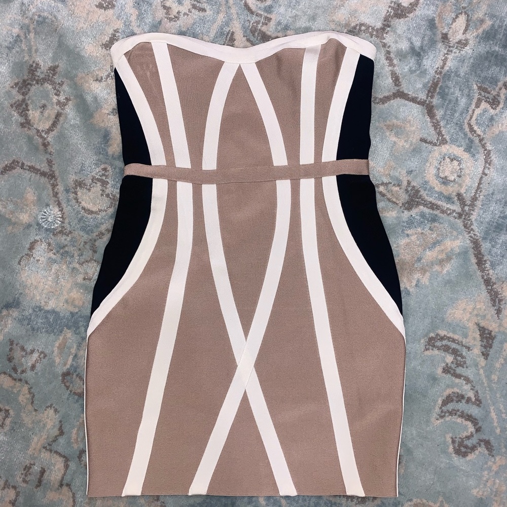 Strapless Mini Bandage Dress